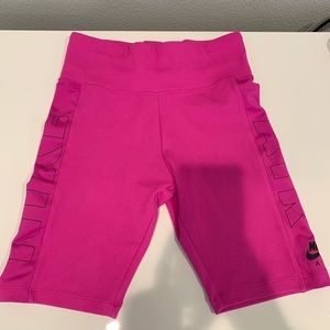 Nike Pink Biker Shorts